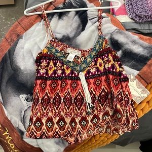 Spaghetti Strap Flowy Top